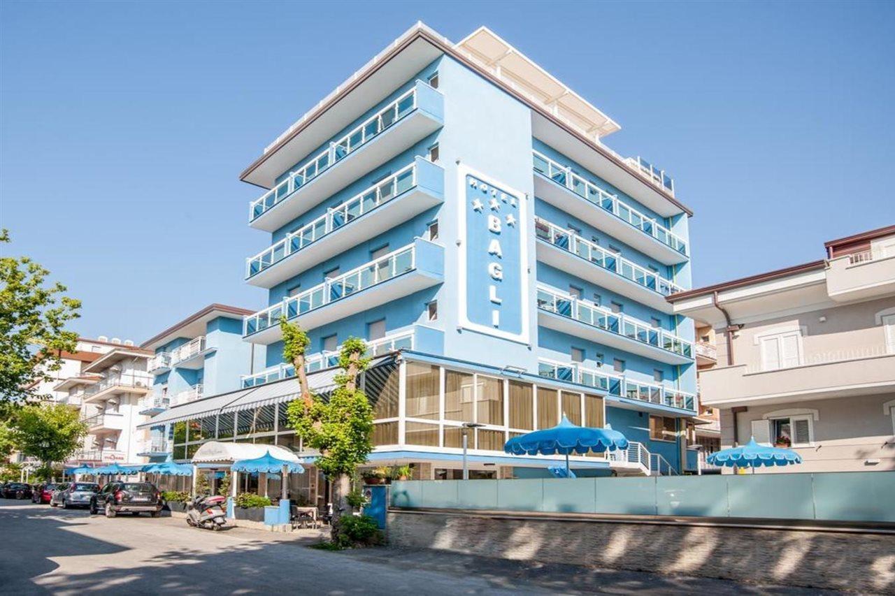 Hotel Bagli Rímini Exterior foto