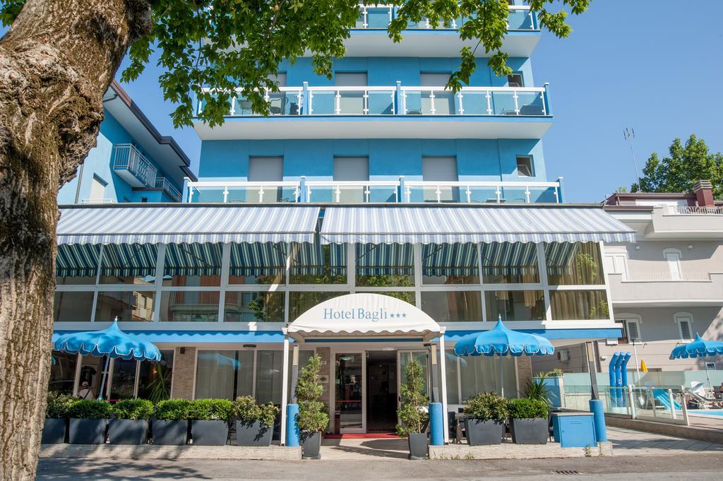 Hotel Bagli Rímini Exterior foto